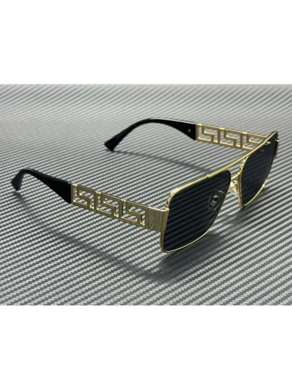 New Versace Men  Gold Sunglasses 61-13-145
